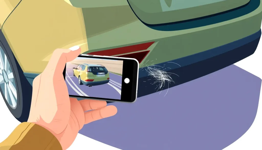 Dopravná nehoda dvoch osobných áut na križovatke s poškodeným predným nárazníkom