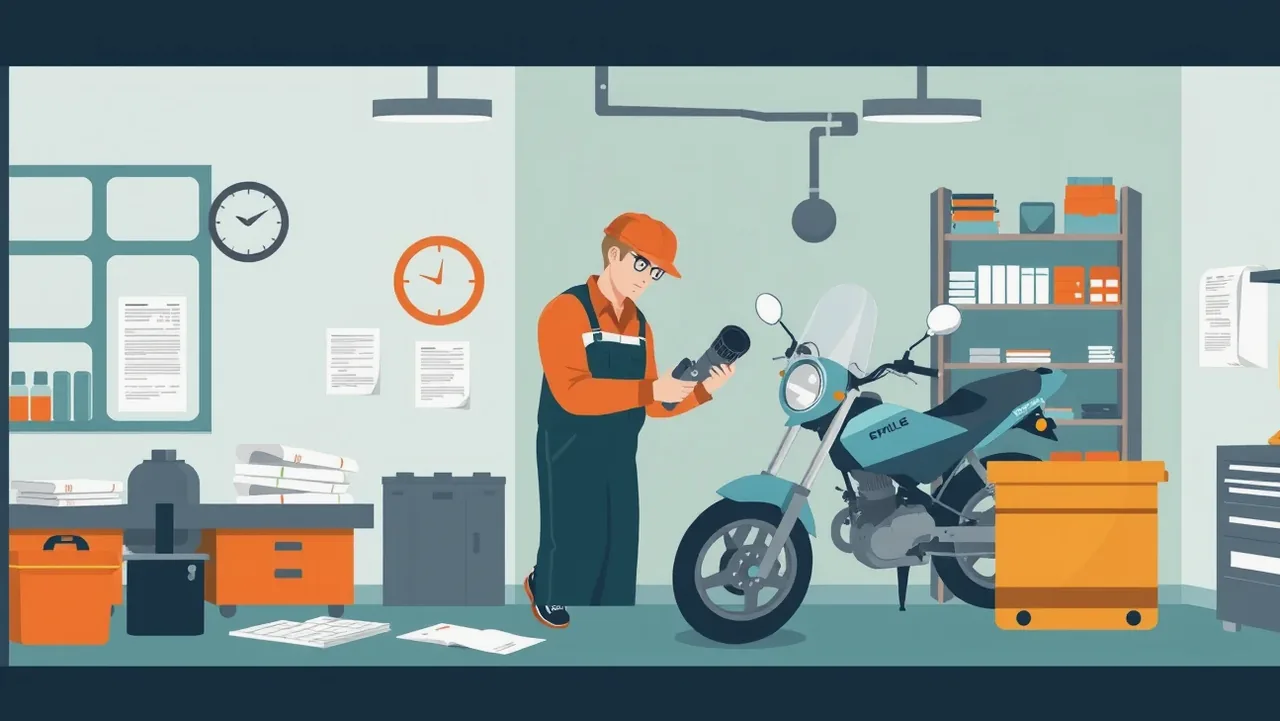 Likvidátor poisťovne kontroluje poškodenie laku a karosérie vozidla digitálnym meradlom