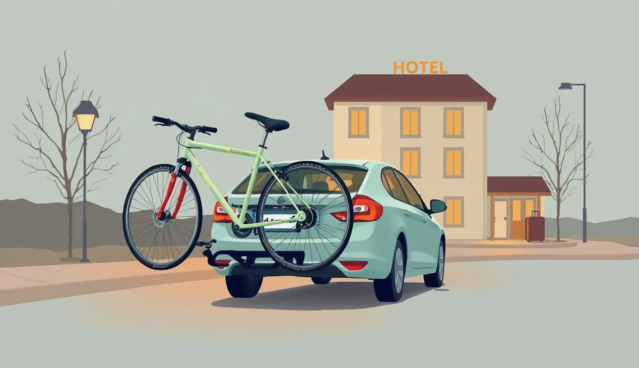 Preprava bicyklov upevnených v špeciálnom držiaku vo vlakovom kupé