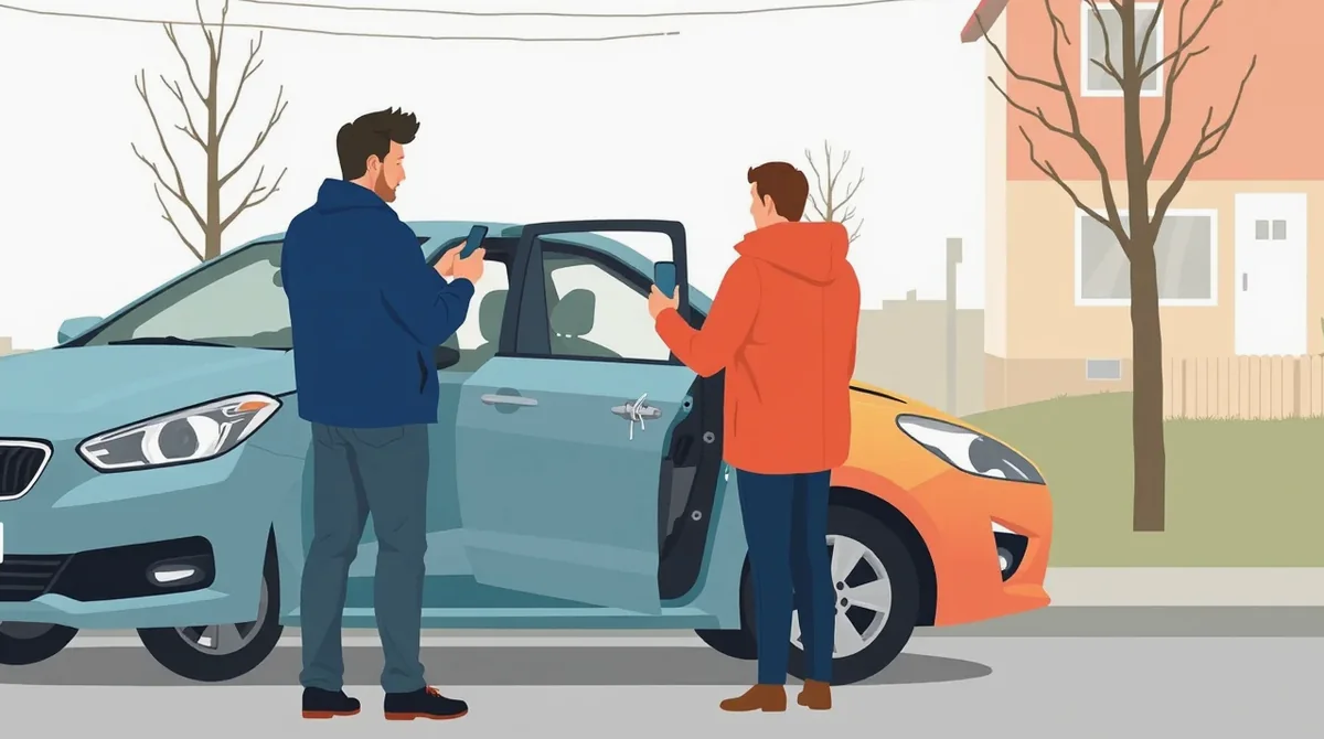 Karavan pripojený za osobným automobilom pripravený na cestu