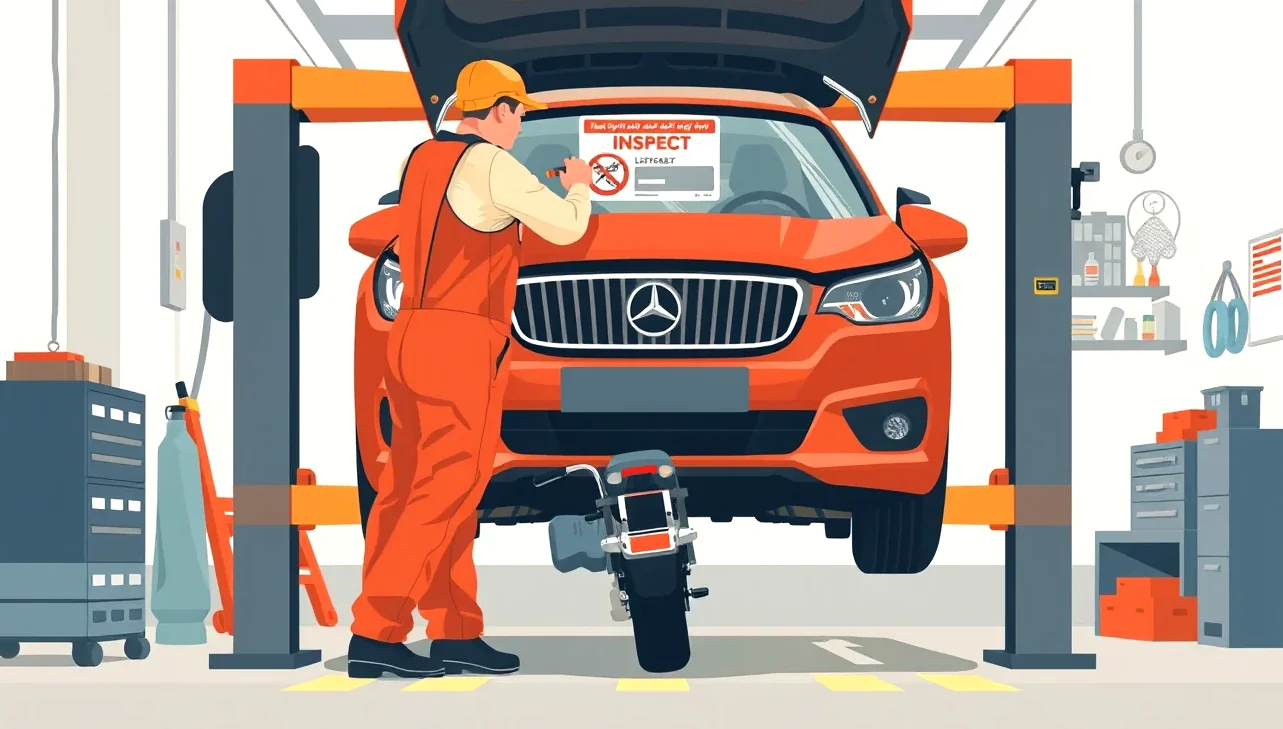 Predvádzacie prémiové vozidlo zaparkované pred autorizovaným autosalónom
