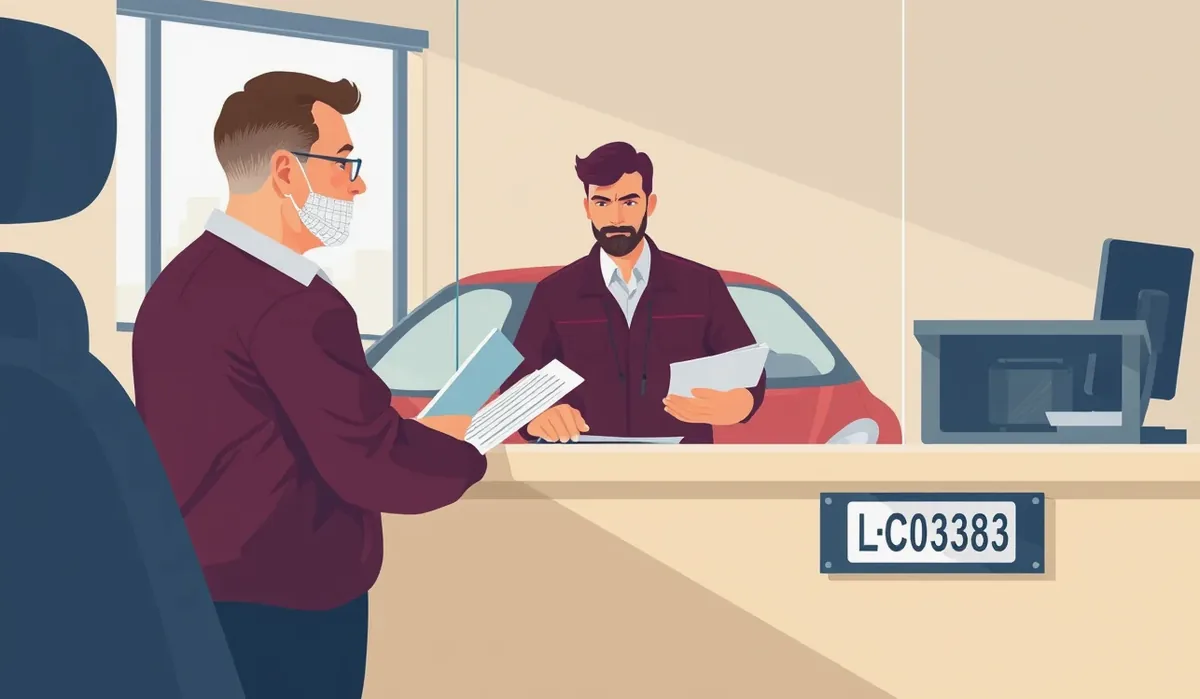 Zaparkované osobné auto pokryté vrstvou prachu v garáži rodinného domu