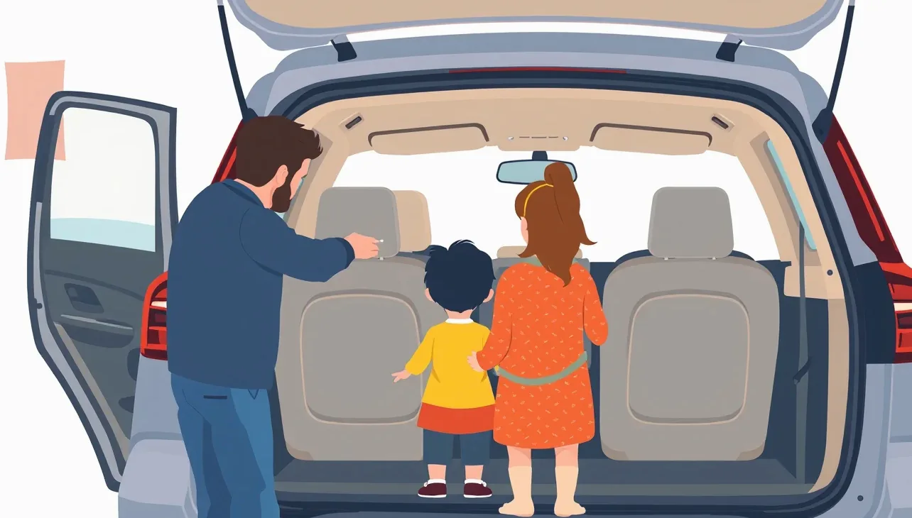 Montáž detskej autosedačky so systémom isofix na zadné sedadlo rodinného vozidla