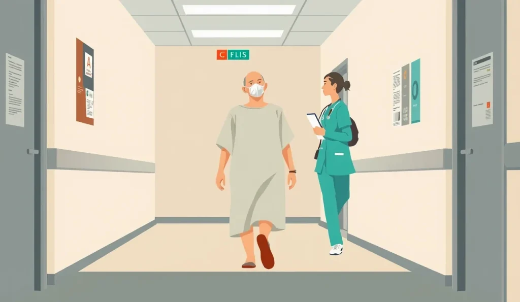 Lekár vysvetľuje staršiemu pacientovi nález z röntgenu v ambulancii