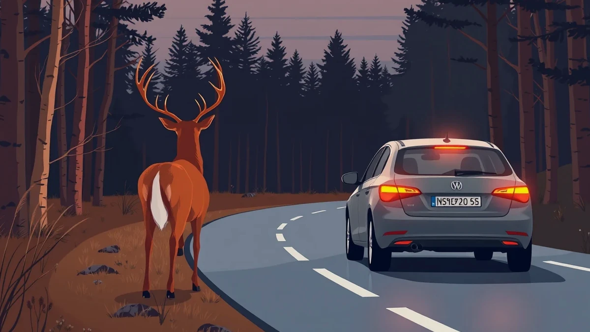 Detail poškodeného čelného skla osobného auta s prasklinou od kamienka