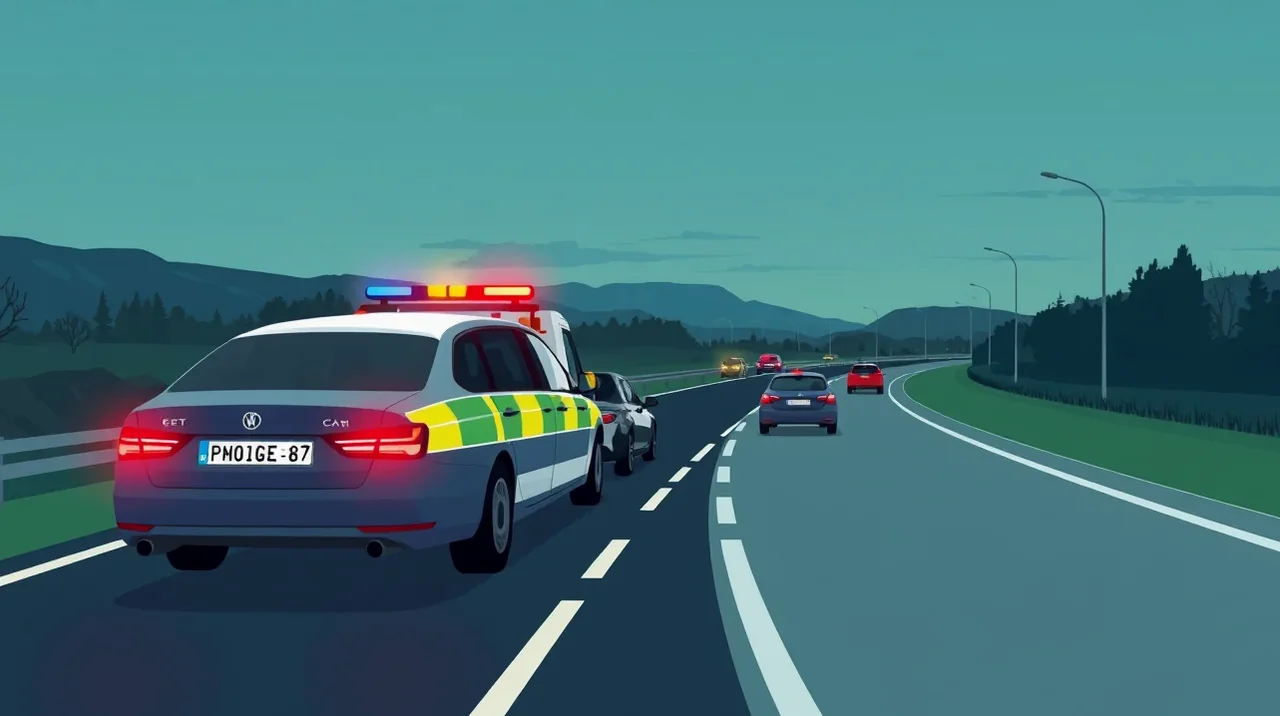 Žlté odťahové vozidlo nakladá nepojazdné osobné auto na ložnú plochu na krajnici cesty