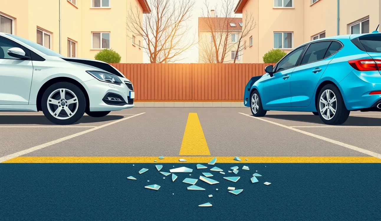 Porovnanie kategórií automobilov pred administratívnou budovou servisu