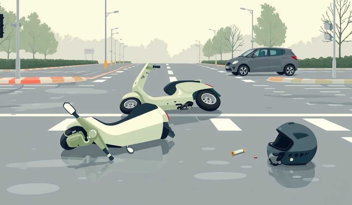 Pohľad na motocyklovú prilbu a ochranné kožené rukavice položené na sedadle stroja