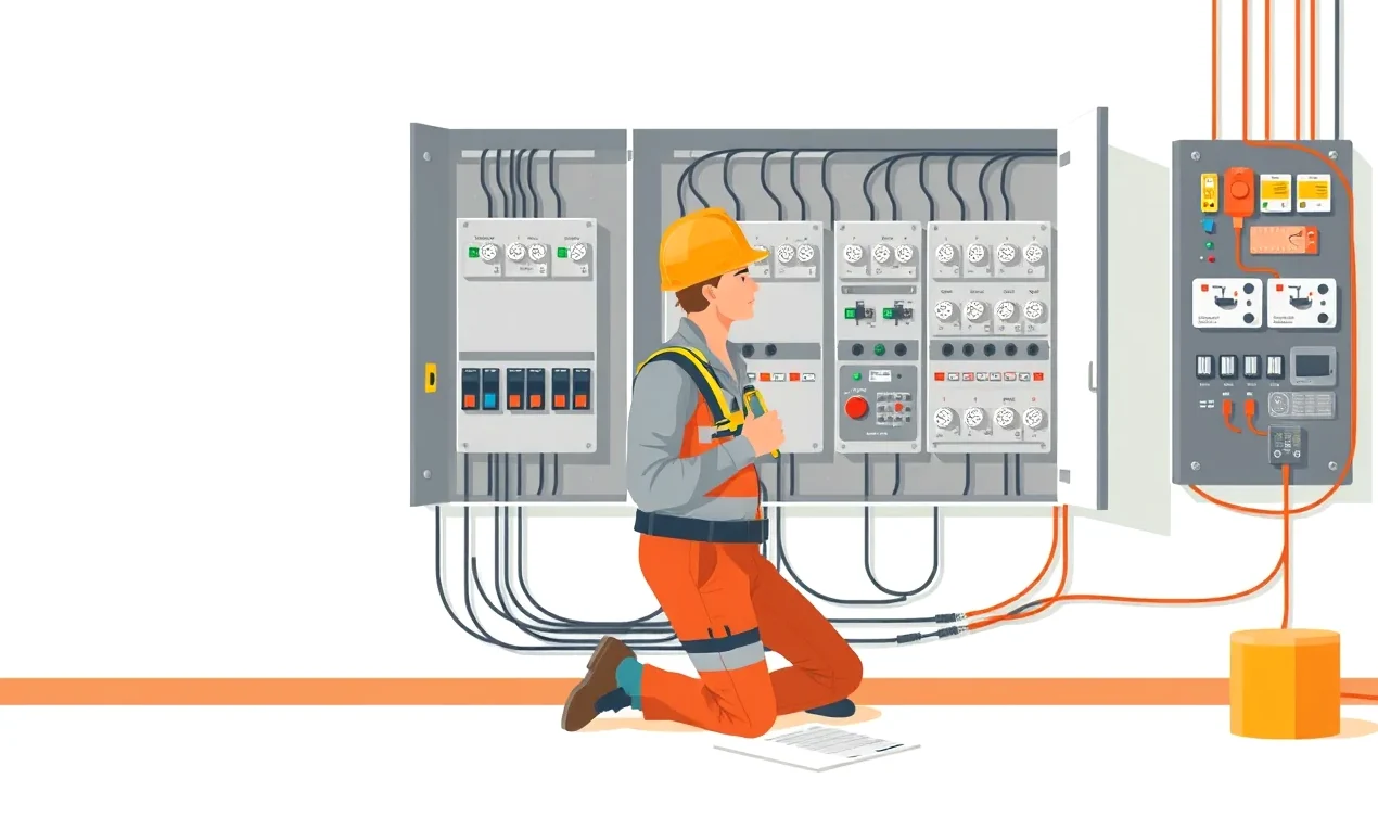Majiteľ vozidla kontroluje poškodený nabíjací kábel a wallbox pripojený k elektrickému autu