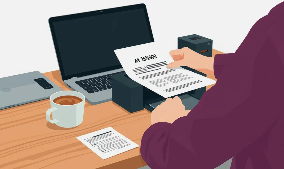 Vodič kontroluje doklady od vozidla a zelenú kartu pri otvorenom kufri auta
